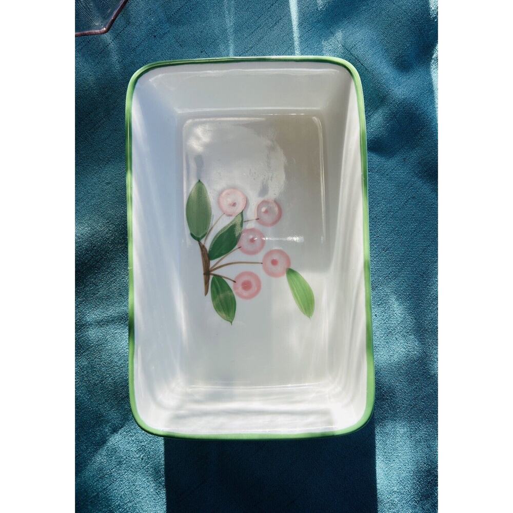 Vintage Scandinavian Design Casserole Dish Cherries Simplicity Collection Pink